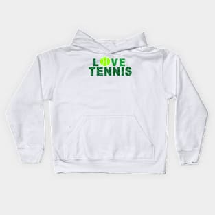 LOVE TENNIS Kids Hoodie